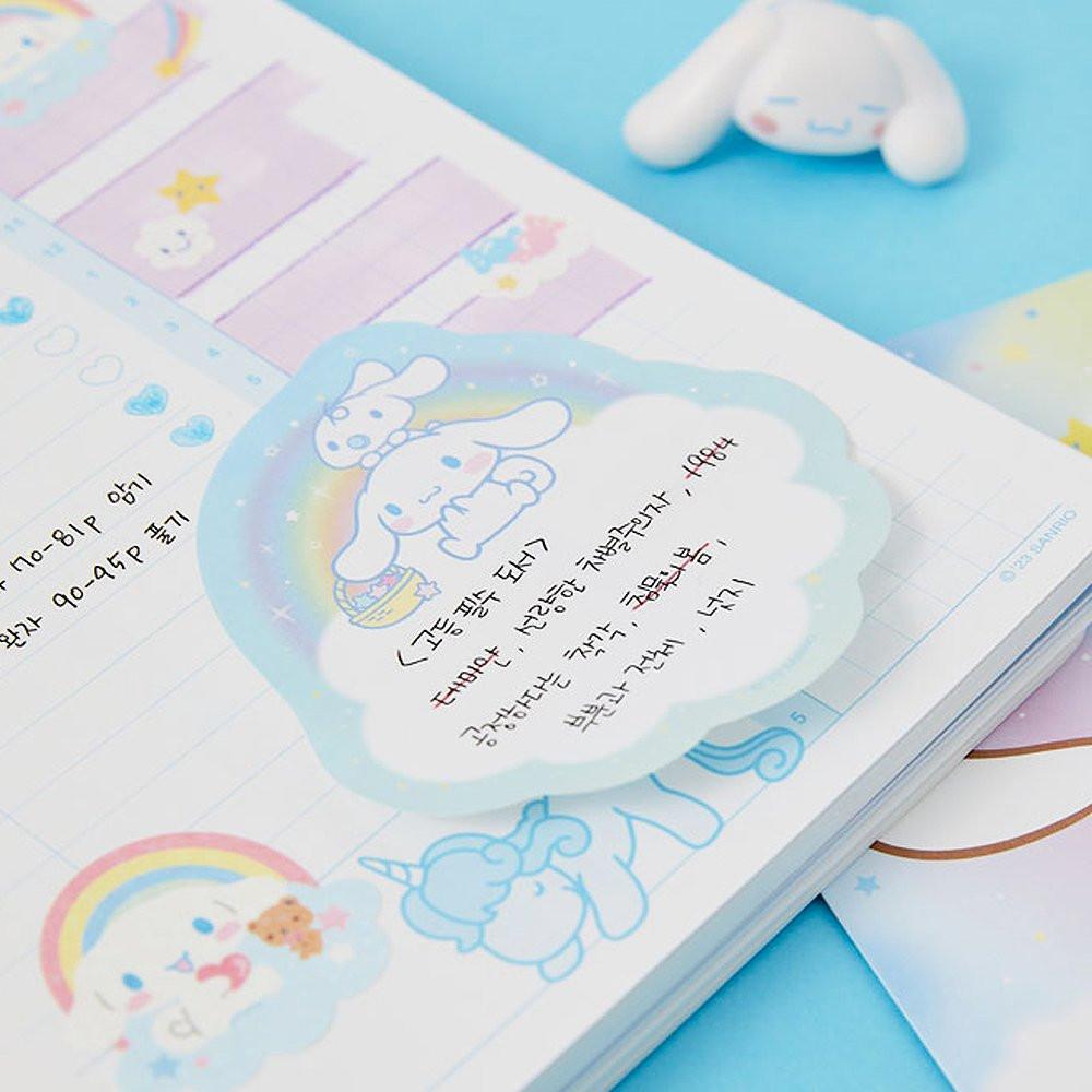 Sanrio Characters Rainbow Sticky Memo Pad