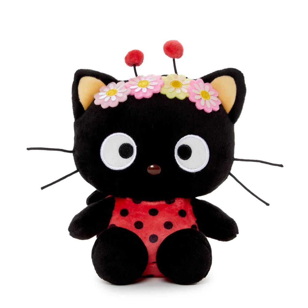 Sanrio Chococat Ladybug Bean Doll Plush