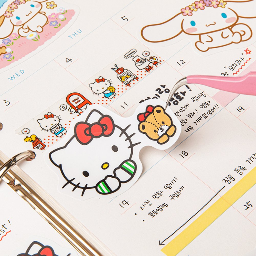 Sanrio Characters Tin Case Sticker Set