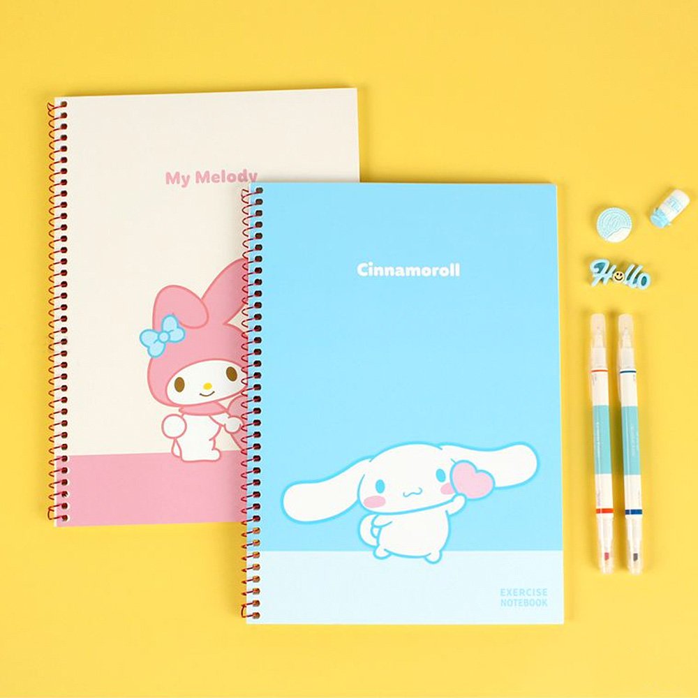 Sanrio Characters Blank Notebook