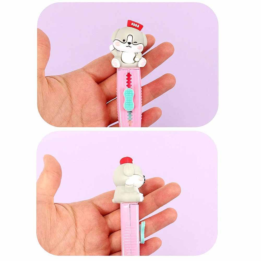 Sleeping Dog Figure Slide Eraser