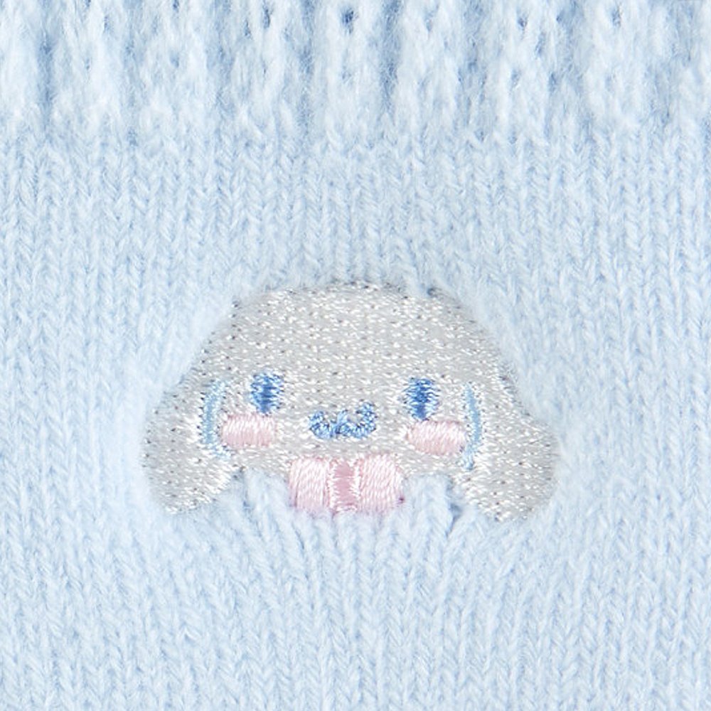 Sanrio Cinnamoroll Crew Embroidered Face Socks