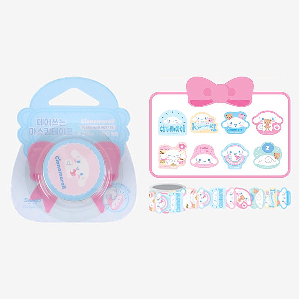 Sanrio Characters Flake Masking Tape