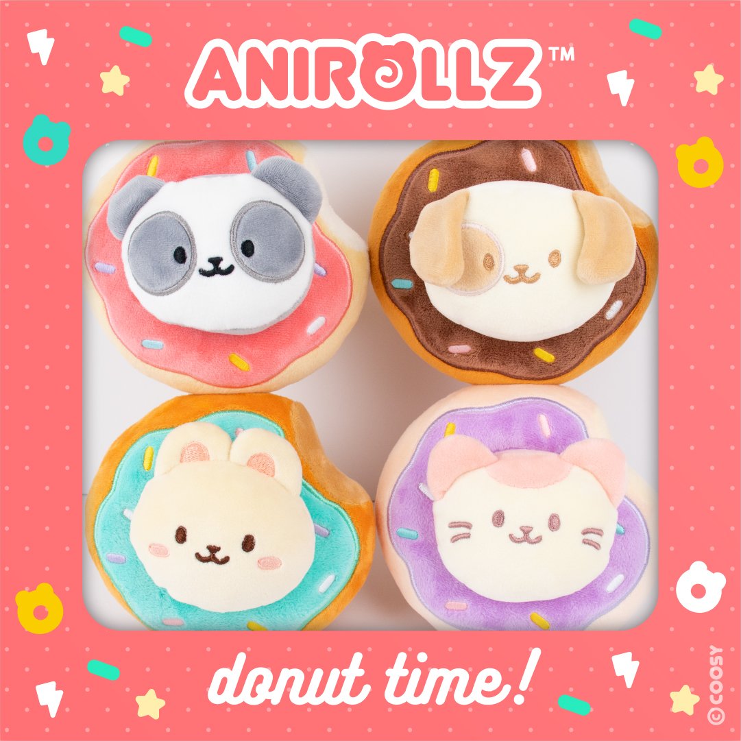 Anirollz 6" Mochi Donut Blanket Plush