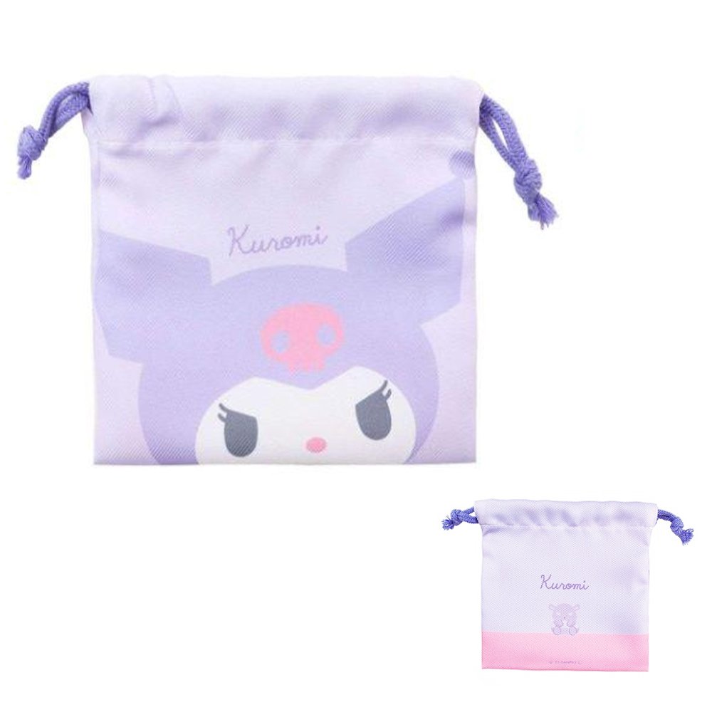 Sanrio Characters Flat Drawstring Pouch