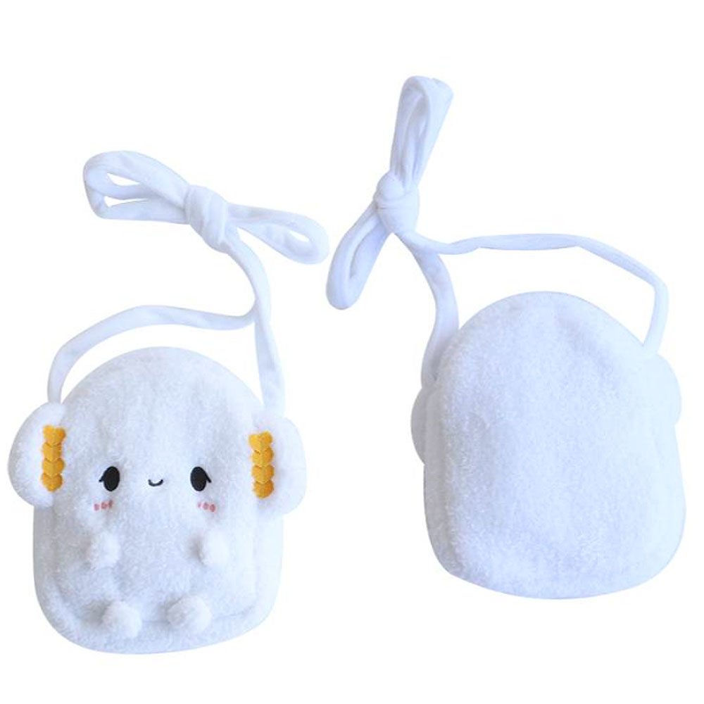 Sanrio plush pouch crossbody bag, Sanrio plush pouch shoulder bag, Sanrio stuffed animal pouch bag, Sanrio My Sweet Piano plush pouch, Sanrio Charmmy Kitty plush pouch, Sanrio Cogimyun plush pouch, Sanrio Usahana plush pouch, Sanrio Corocorokuririn plush pouch,