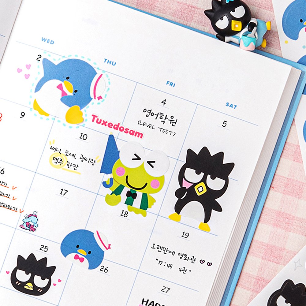Sanrio Characters Cutie Roll Sticker