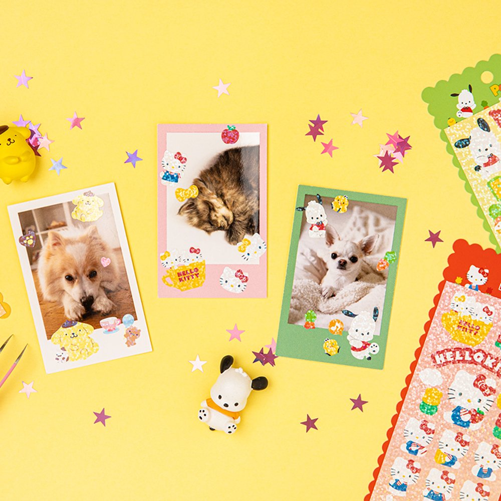 Sanrio Characters Twinkle Seal Sticker Sheet