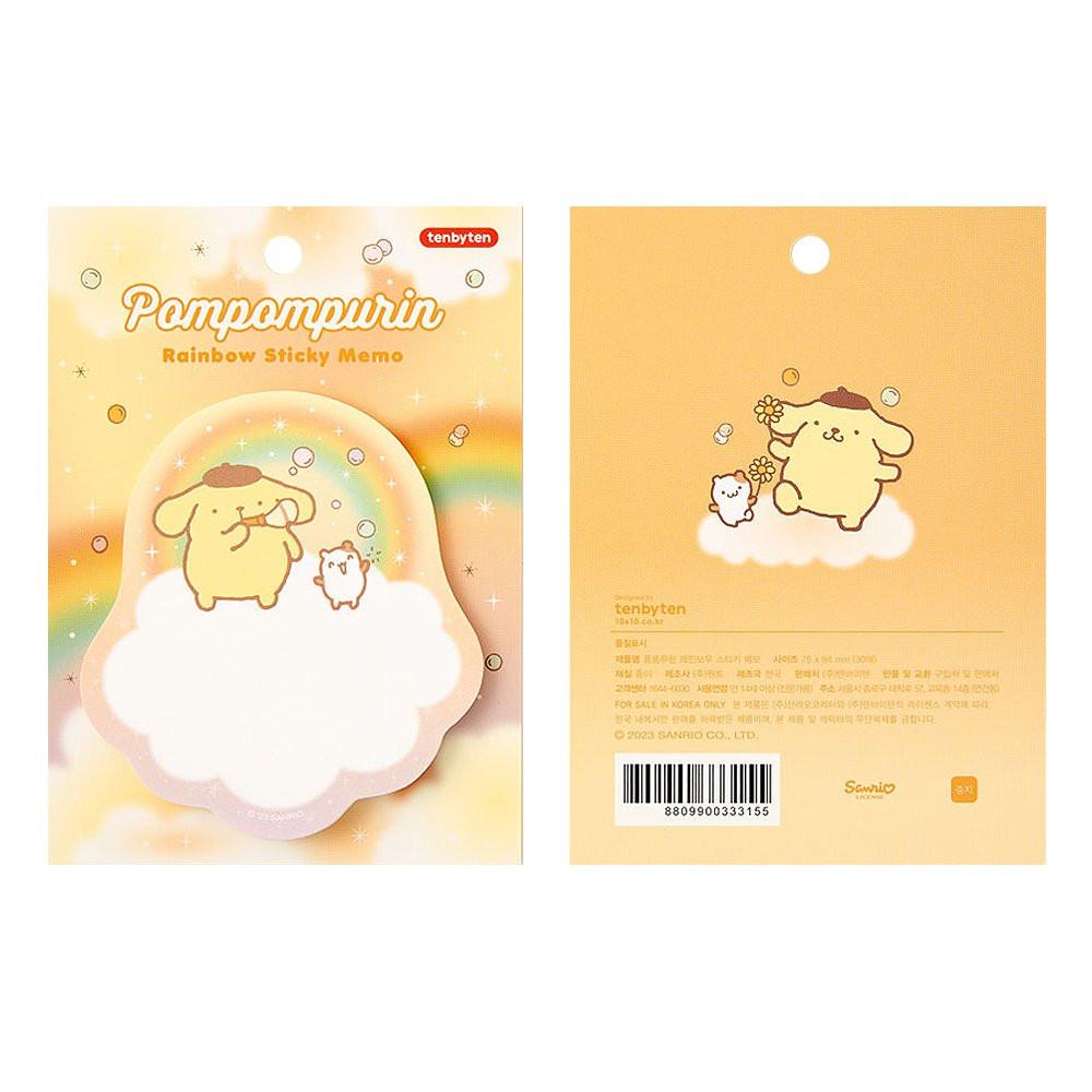 Sanrio Characters Rainbow Sticky Memo Pad