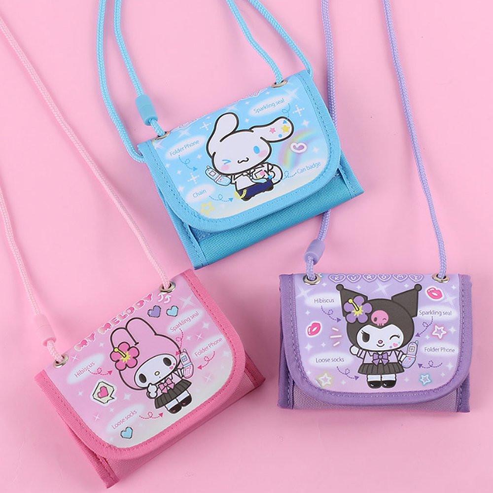 Sanrio Characters Velcro Necklace Wallet