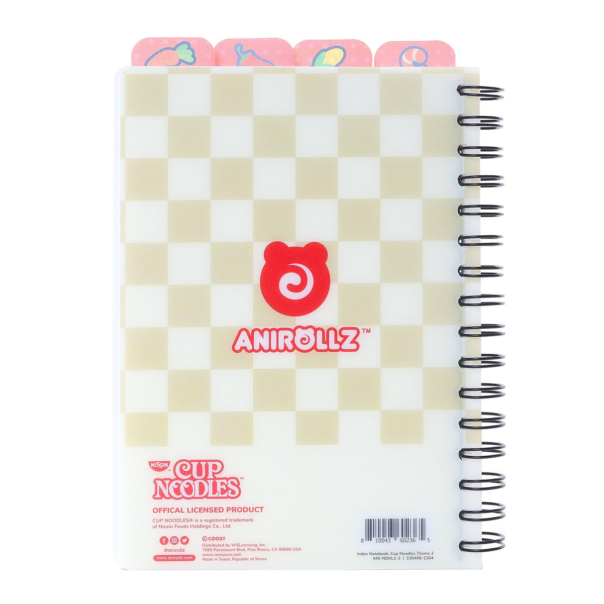 Anirollz x Cup Noodles | Index Notebook (Season 2)