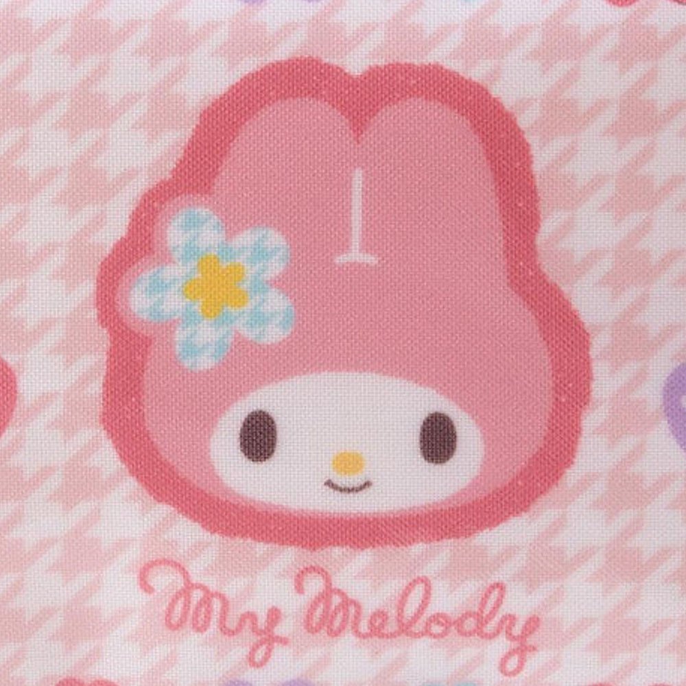 Sanrio My Melody Pouch :Floral Houndstooth