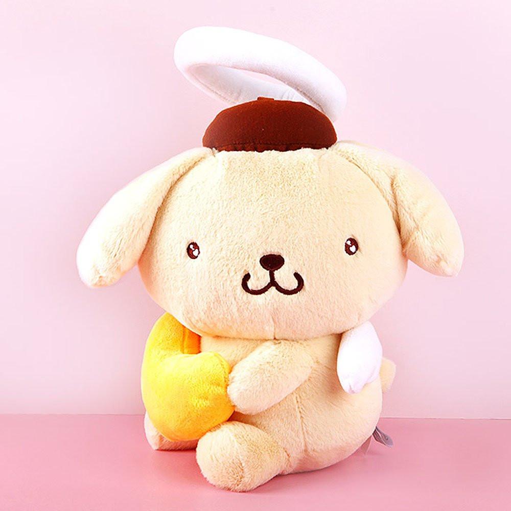 Sanrio Pompompurin Angel Halo Heart 10" Plush