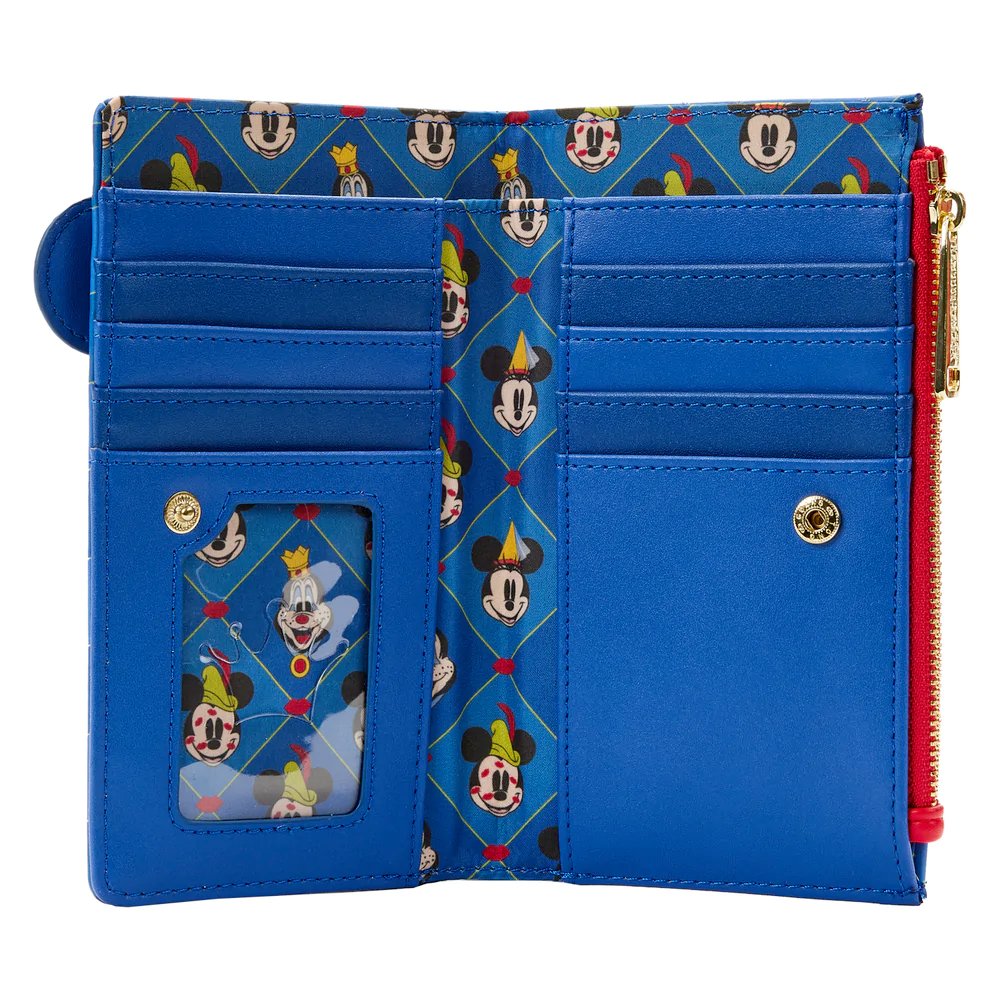 Loungefly x Disney Brave Little Tailor Mickey and Minnie Mouse Flap Wallet