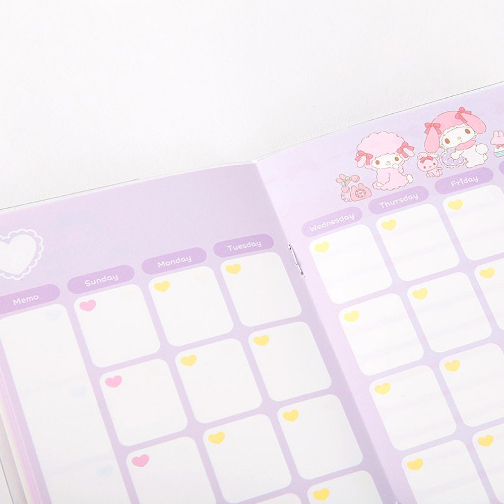 Sanrio Characters My Schedule Diary
