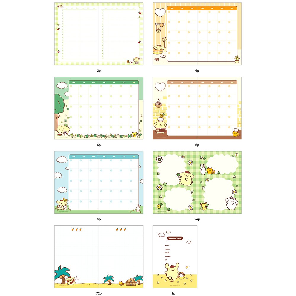 Sanrio Characters Diary Planner