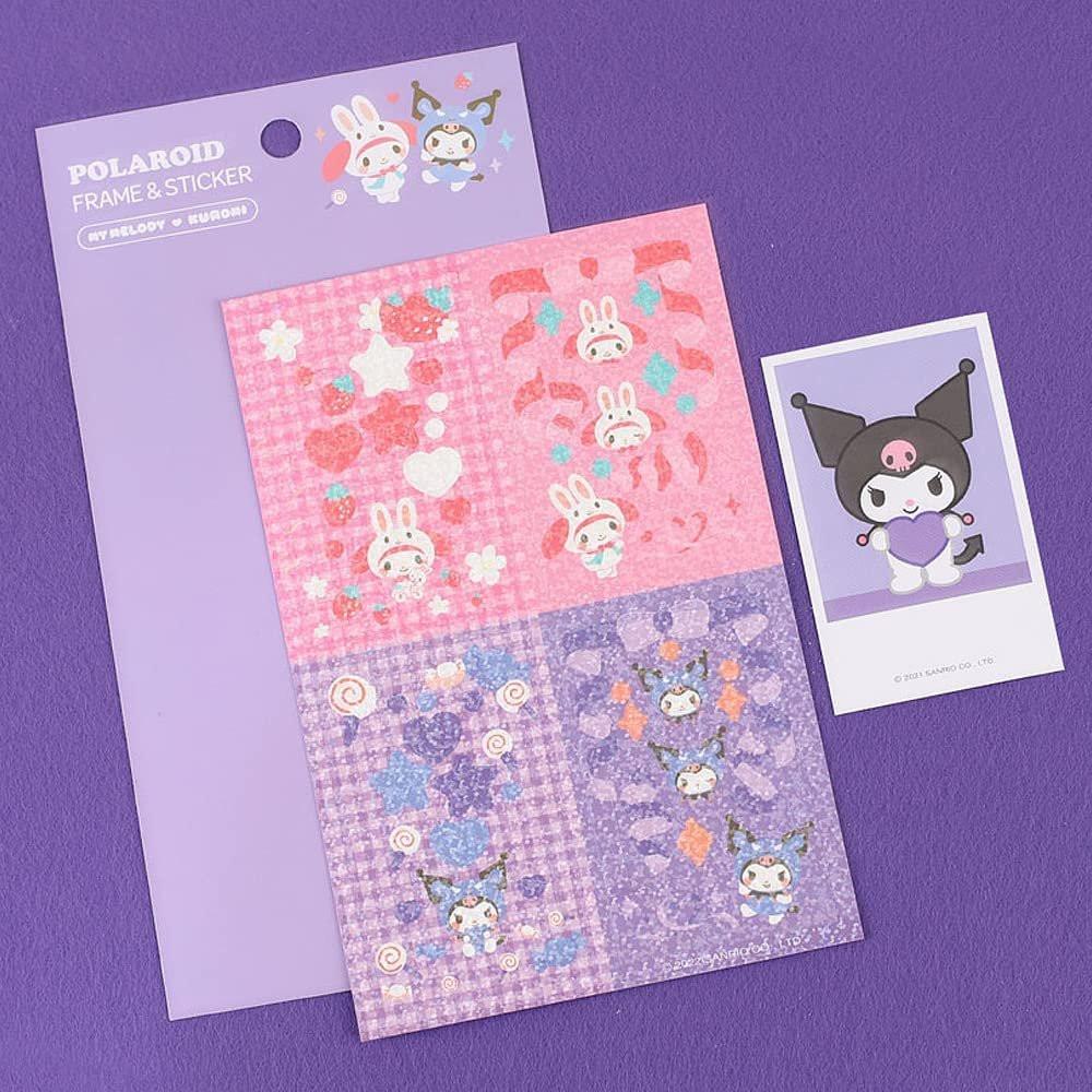 Sanrio My Melody & Kuromi Polaroid Frame Stickers