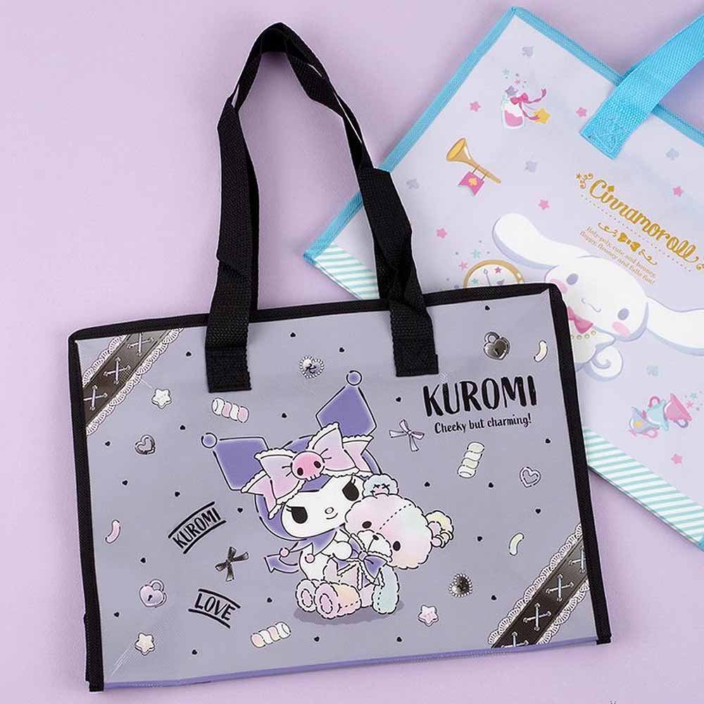 Sanrio Kuromi Happy Time 14" Tarpaulin Bag