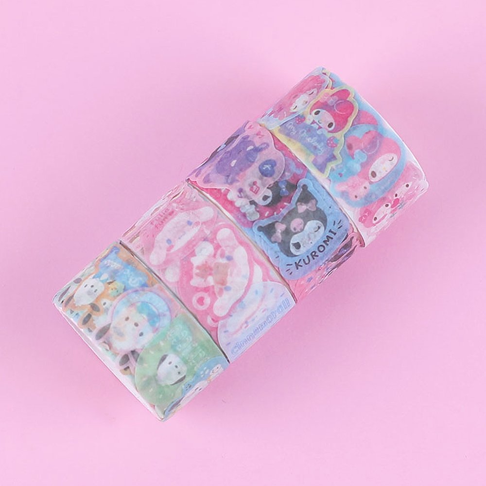 Sanrio Characters Flake Masking Tape