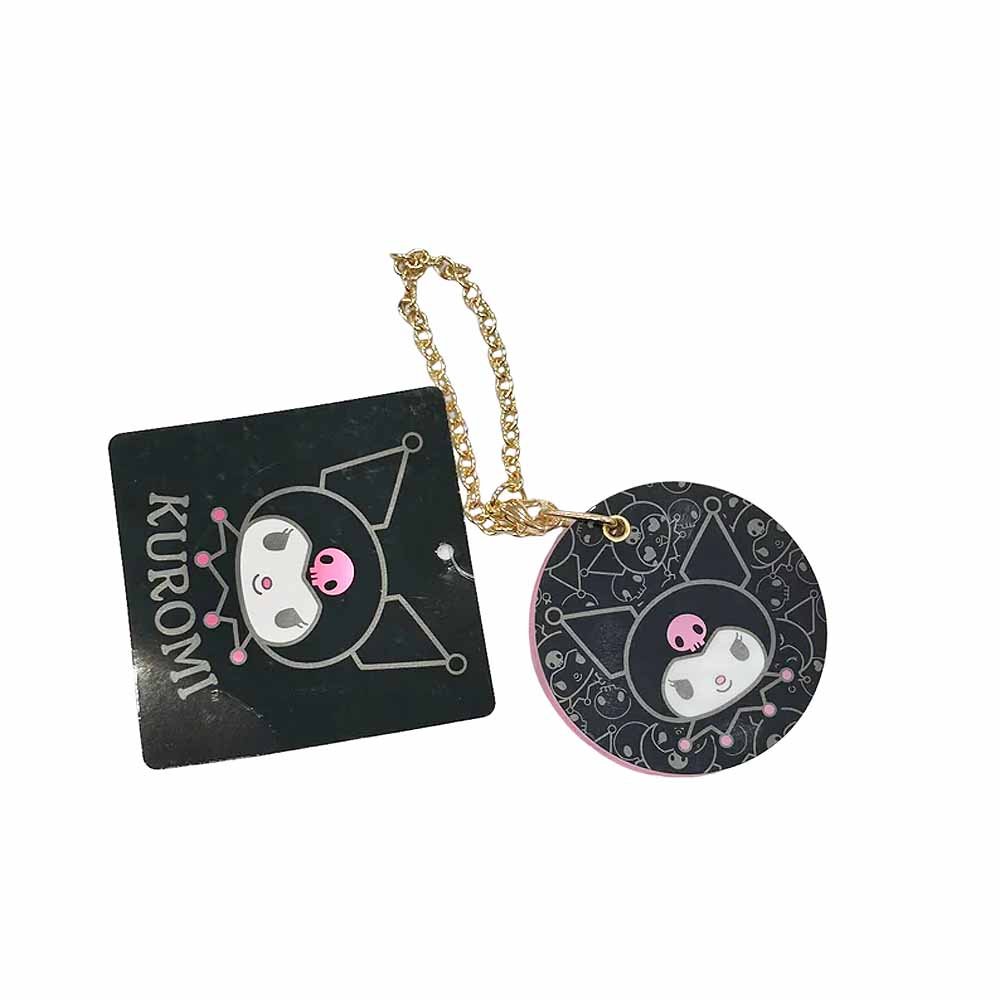 Sanrio Kuromi Silhouette Slide Mirror with Keychain