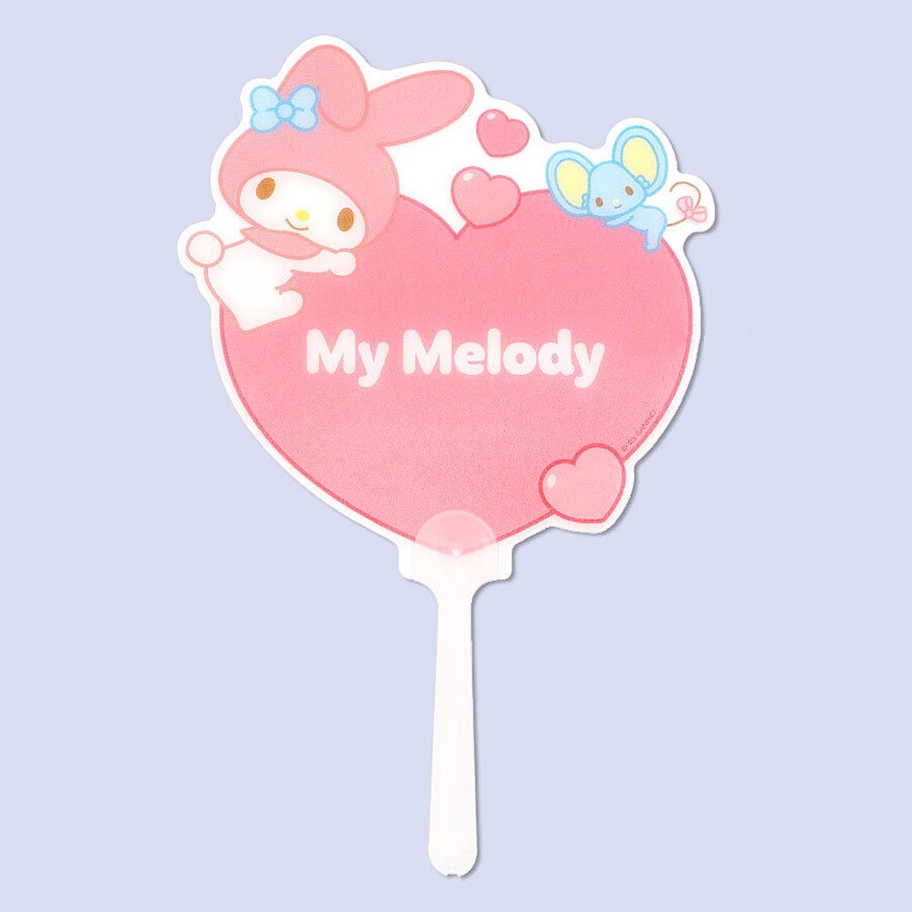 Sanrio Characters Heart Hand Fan
