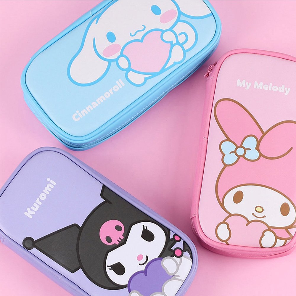 Sanrio Characters Big Face Multi Pencil Pouch