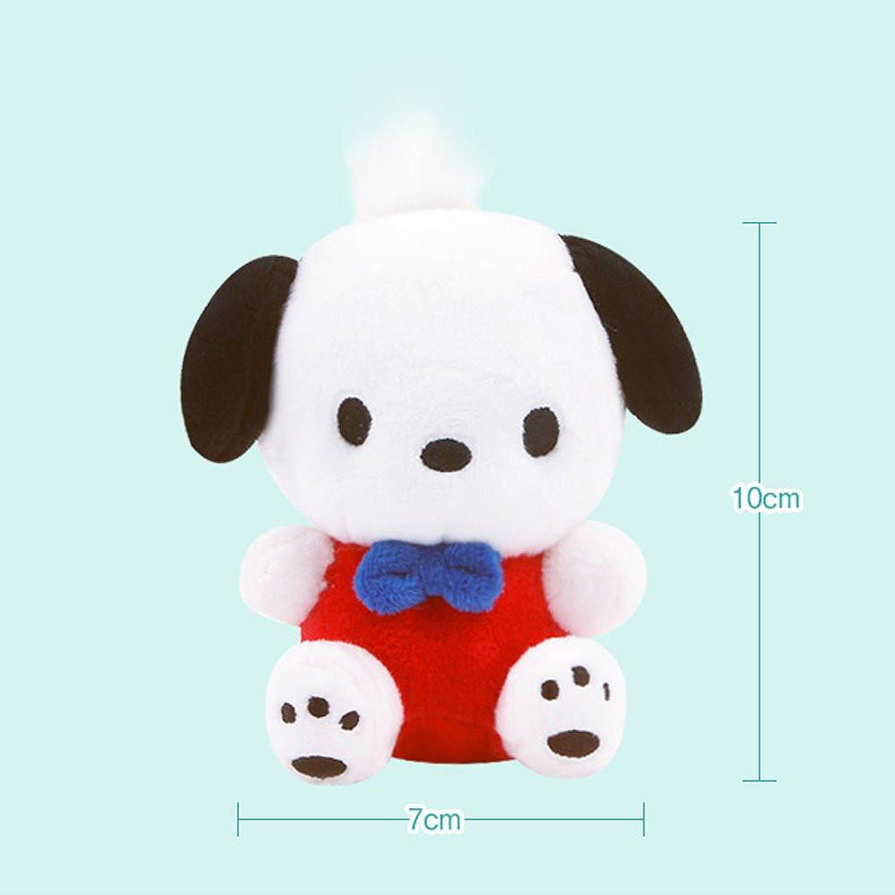 Sanrio Pochacco Blue Bowtie Clip-On Plush