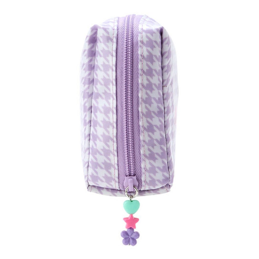 Kuromi Pouch :Floral Houndstooth