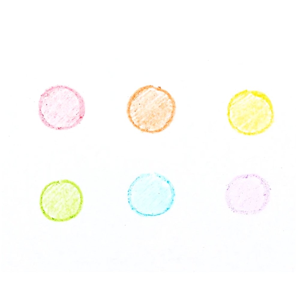 Rainbow Ice Cream Scoops Scented Stacking Erasable Crayons