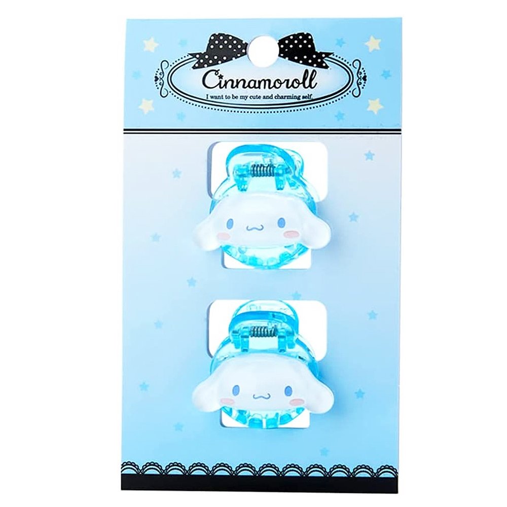 Sanrio Characters Clear Claw Hair Clip Set
