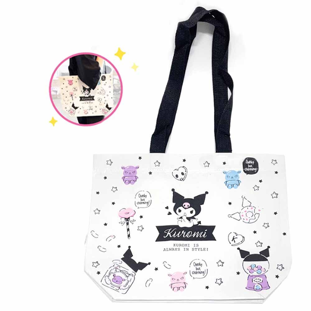 Sanrio Kuromi 15" Reusable Tarpaulin Bag
