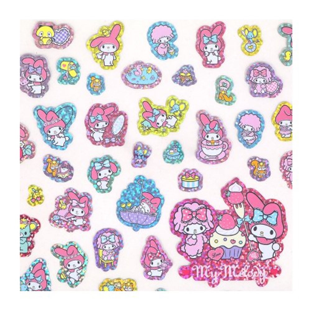Sanrio My Melody 100pcs Hologram Deco Sticker
