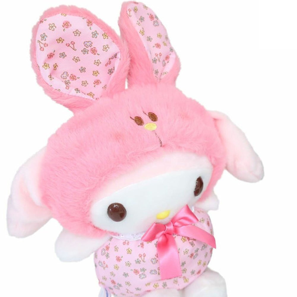 Sanrio My Melody Flower Bunny 11" Bean Doll Plush