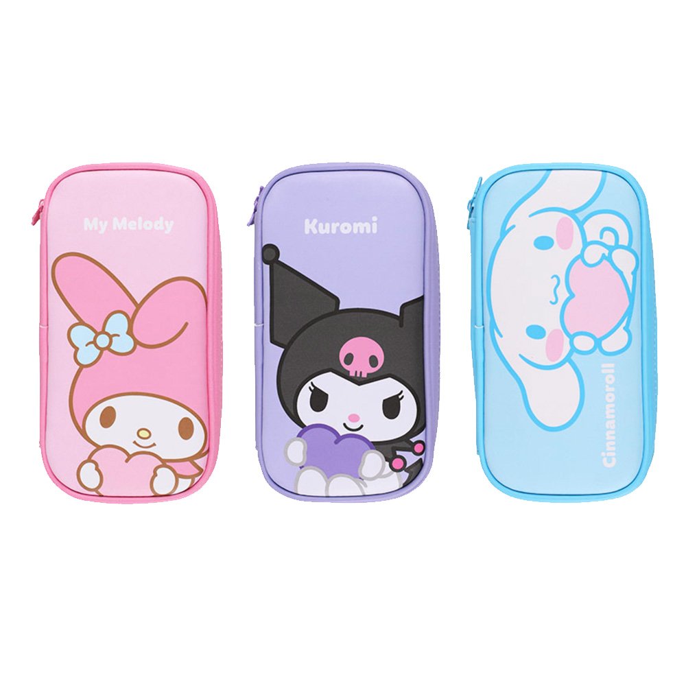 Sanrio Characters Big Face Multi Pencil Pouch