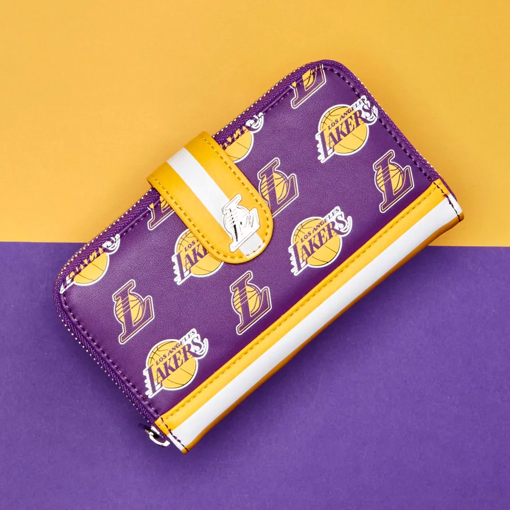 Loungefly x Lakers Crossbody Bag Wallet