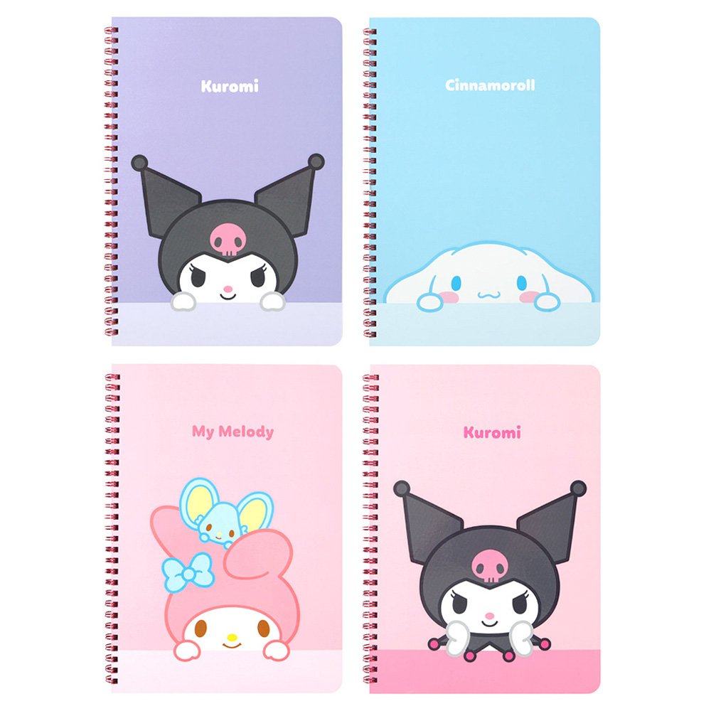 Sanrio Characters Hard Cover Ruled Notebook