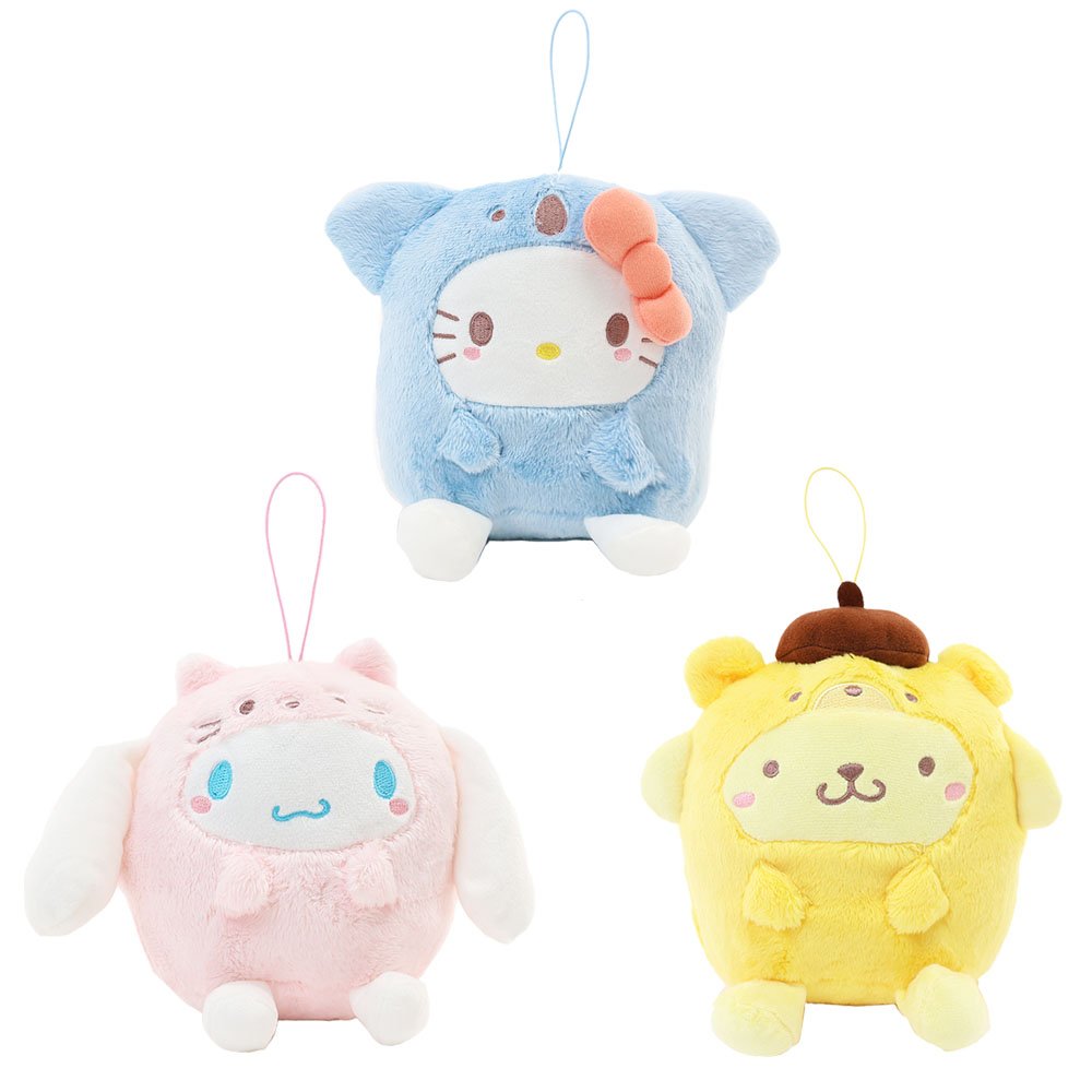 Pompompurin Animal Costume Plush Keychain