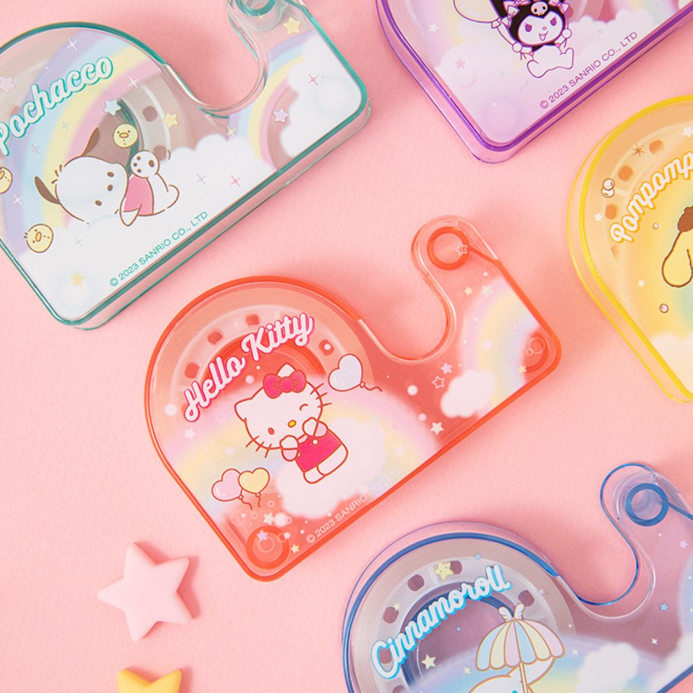 Sanrio Characters Rainbow Clear Tape