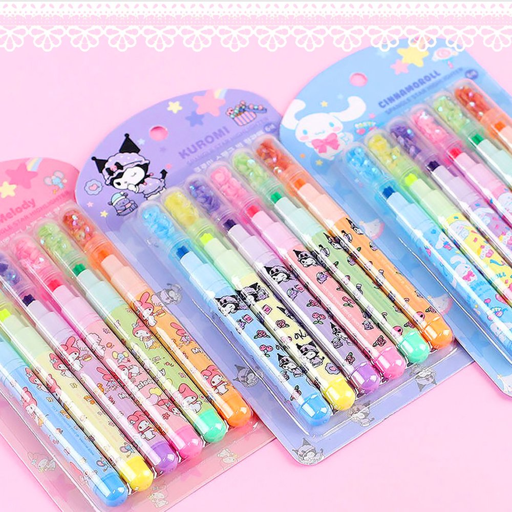 Sanrio Characters Spangle Star Highlighter Set