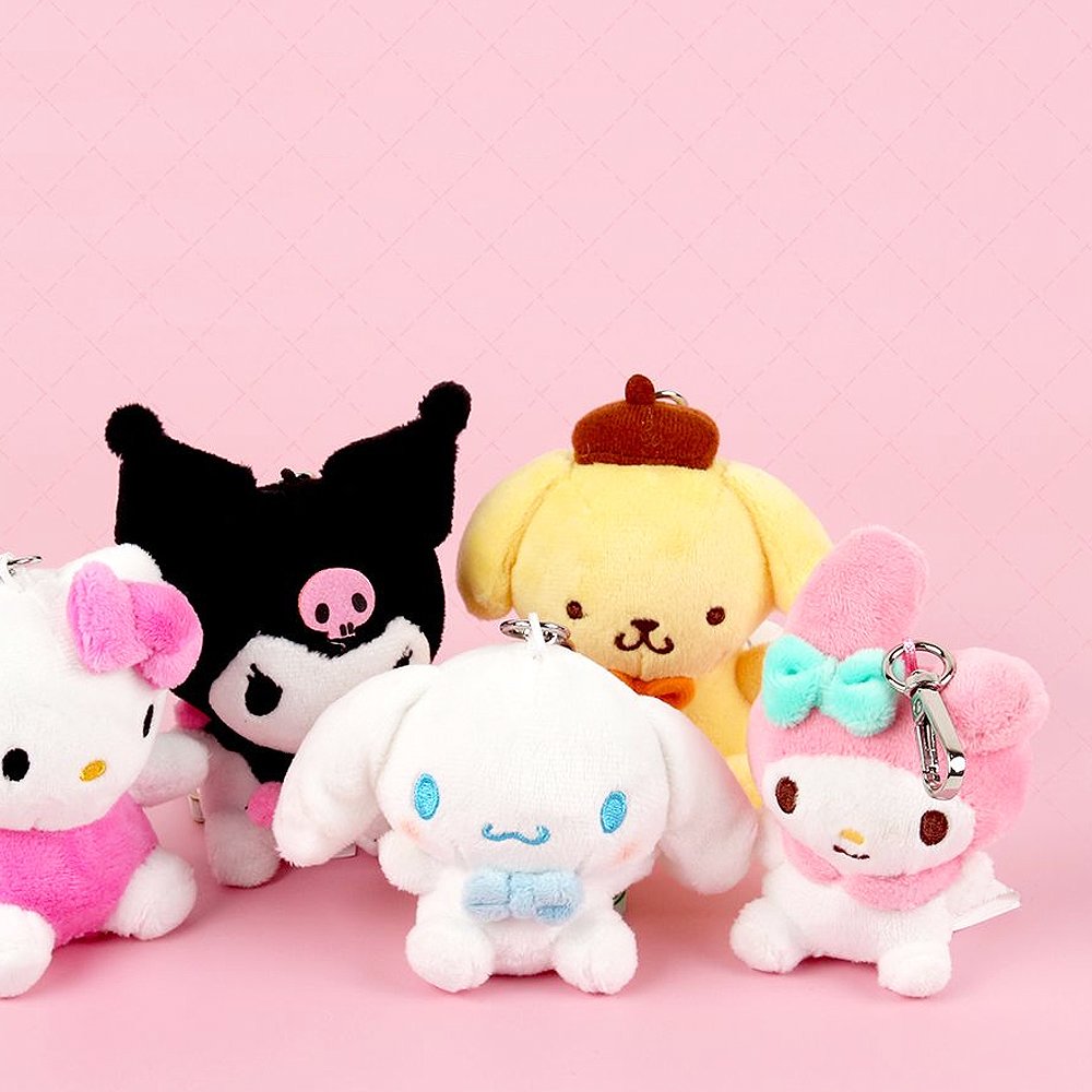 Sanrio Characters Mini Plush Keychain