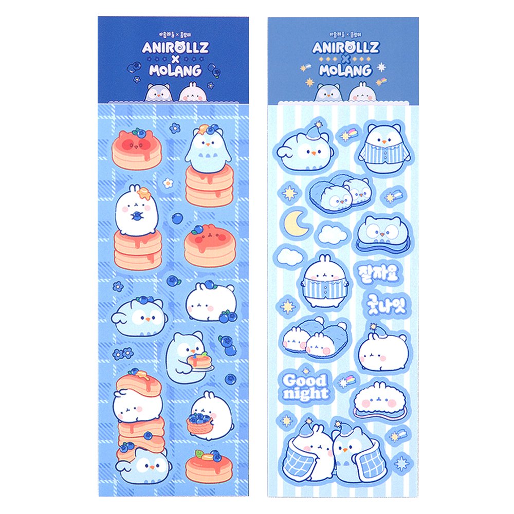 Anirollz x Molang Matt Sticker