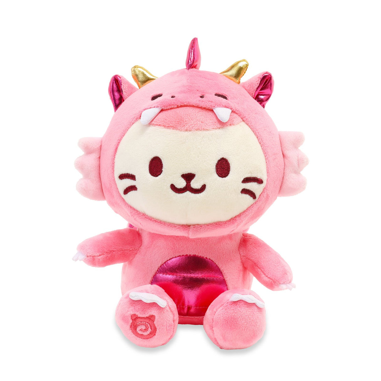 Anirollz Pink Dragon Kittiroll 8" Medium Sitting Plush