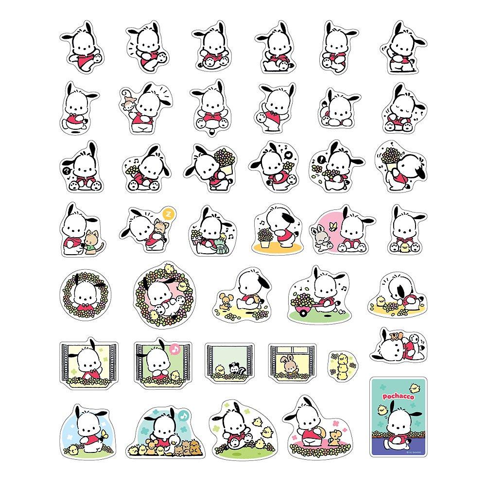 Sanrio Characters Tin Case Sticker Set