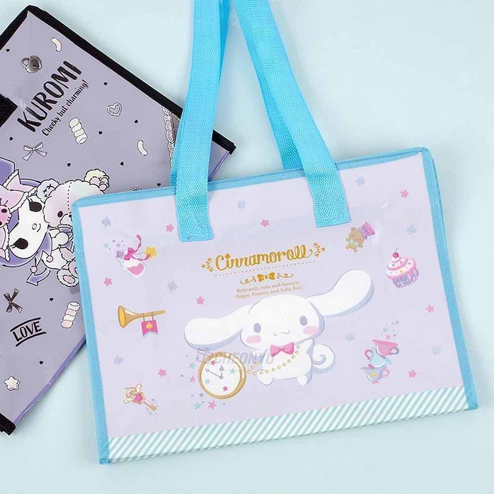 Sanrio Cinnamoroll Happy Time 14" Tarpaulin Bag