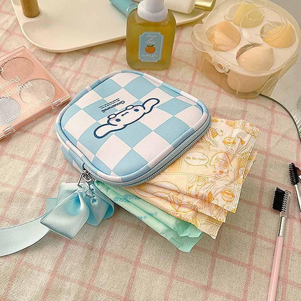 Cinnamoroll Check Square Pouch