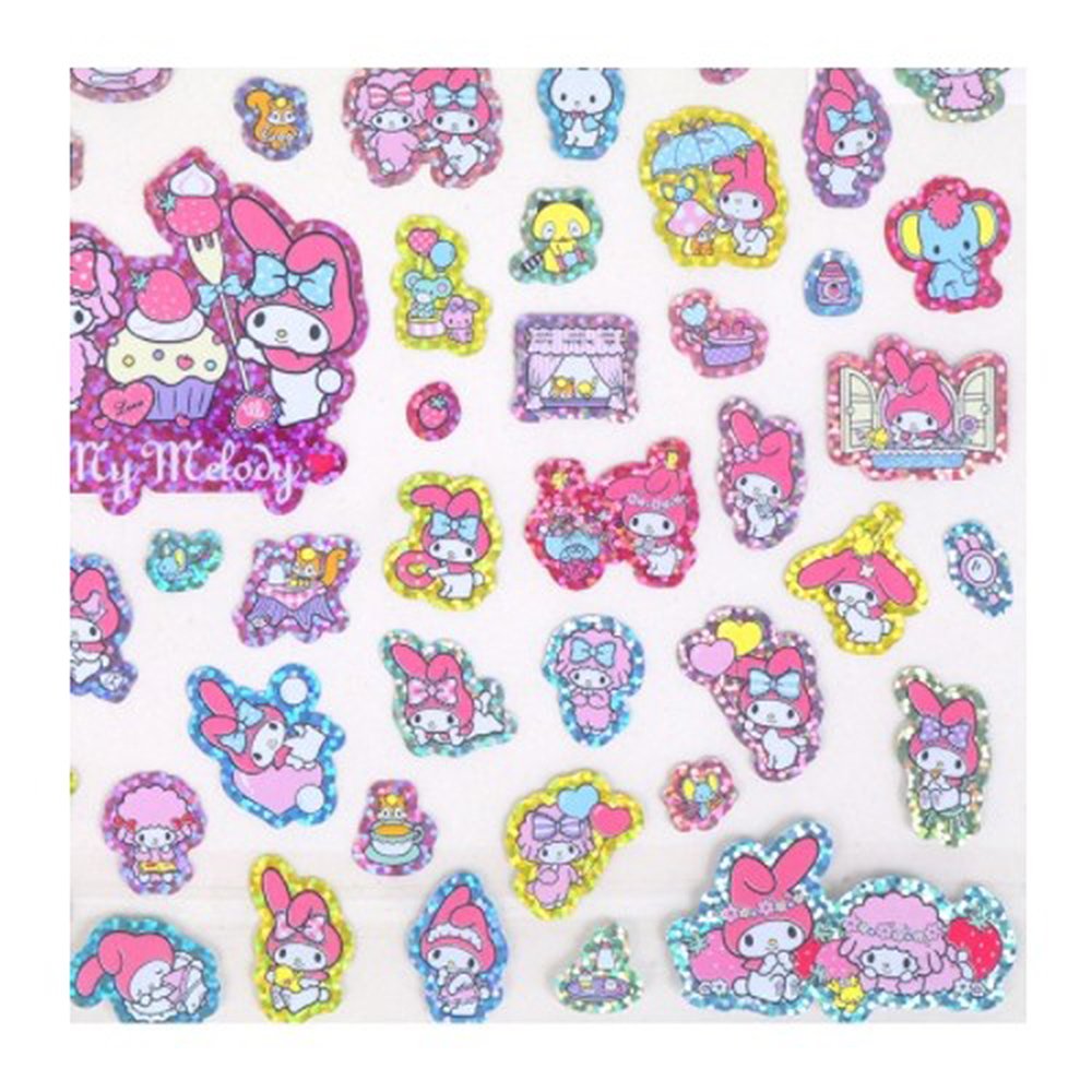 Sanrio My Melody 100pcs Hologram Deco Sticker