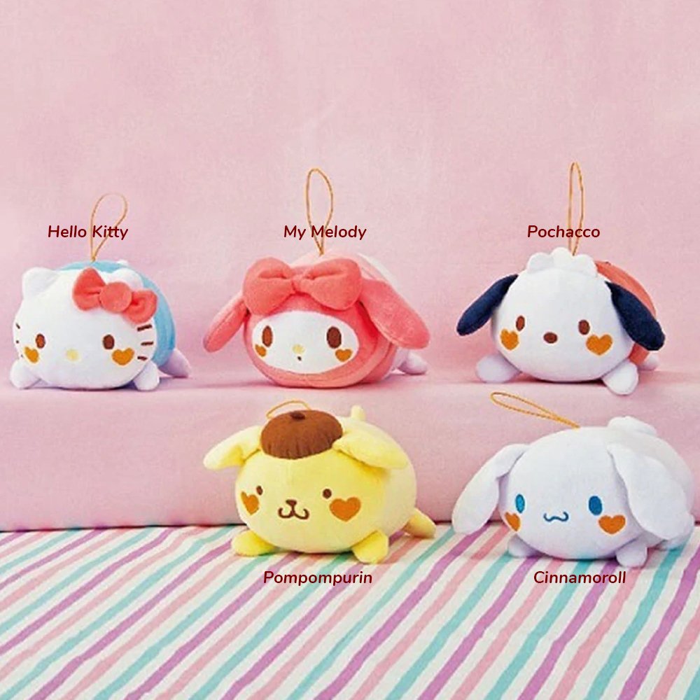 Sanrio Characters Mochiri Relax Plush