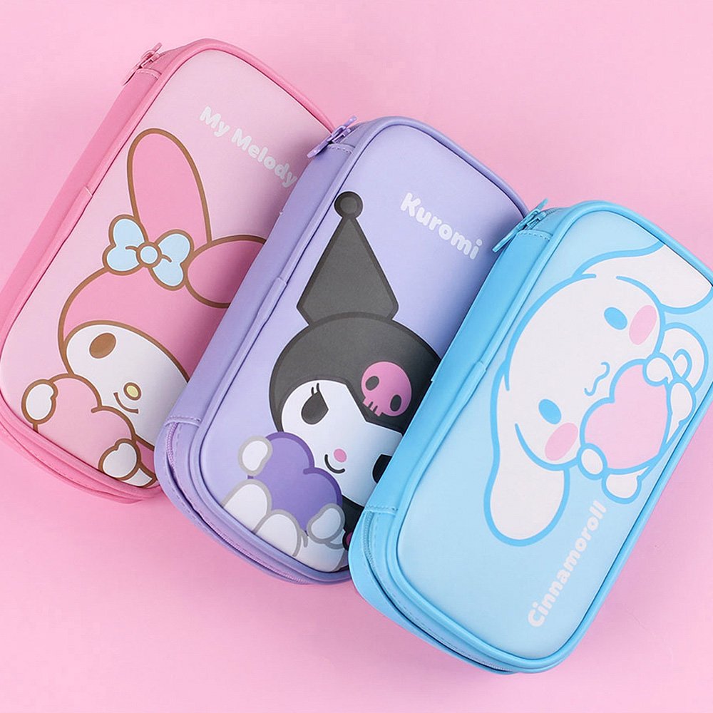 Sanrio Characters Big Face Multi Pencil Pouch