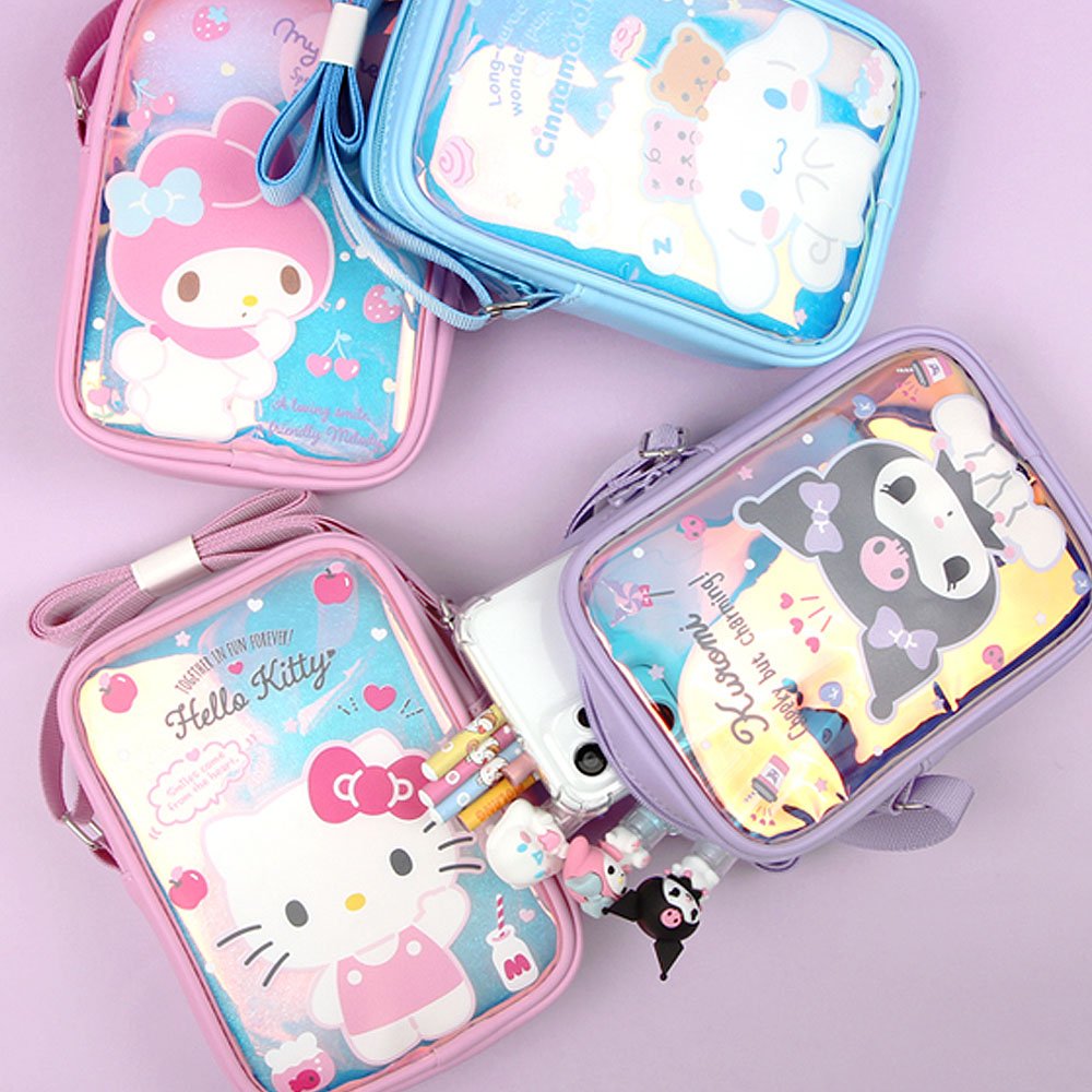 Sanrio Characters Hologram Crossbody Bag