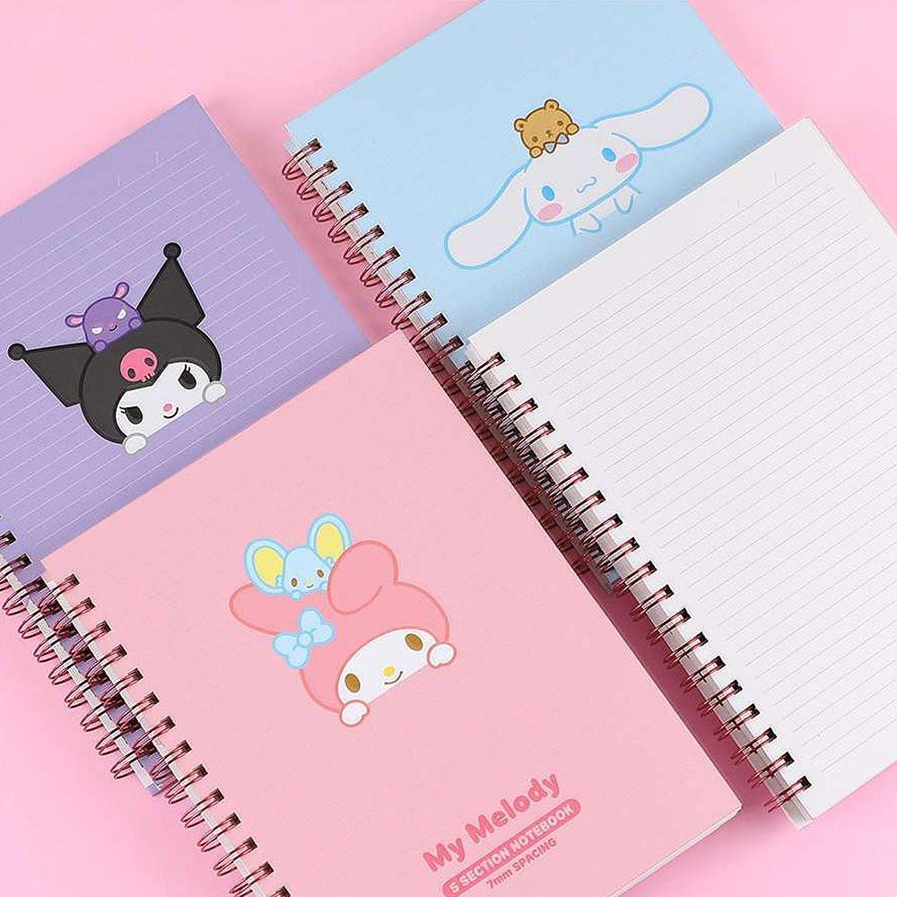 Sanrio Characters 5 Section Notebook